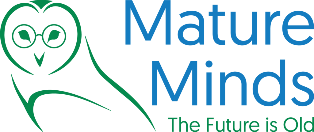 Therapist noting patient speech during personal session MatureMinds Revised Logo Colour